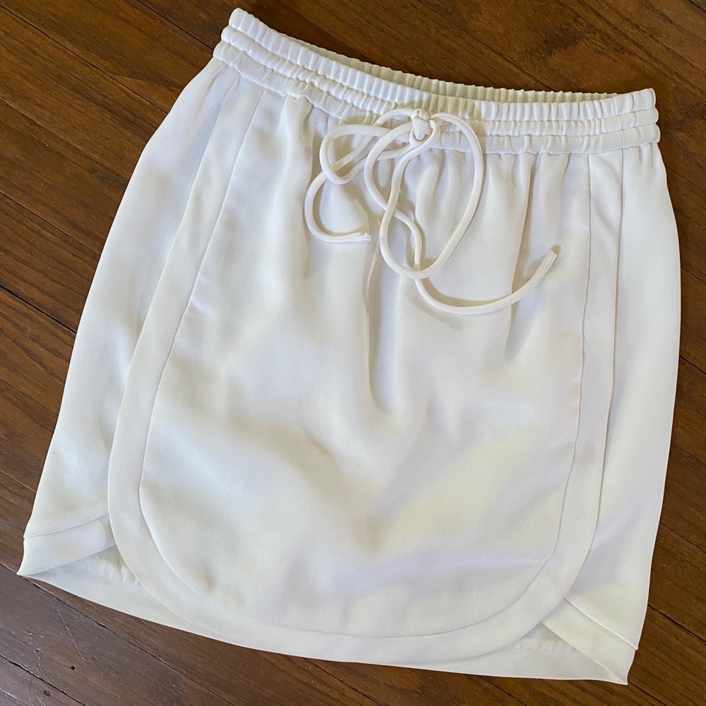J crew white skirt casual and/or business attire